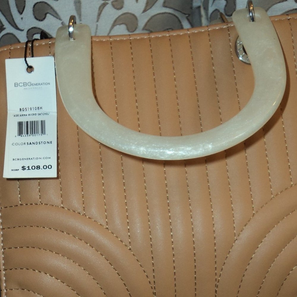 NWT BCBGeneration Top Handle Handbag - Picture 3 of 8